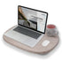 Welaxy Oatmeal Welaxy Large Laptop Lap Desk Portable LapDesk for Bed Home Office fits up to 17" Laptop MacBook Chromebook Tablet Lightweight Tray Table with 3D-Shaped Pillow