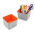 Welaxy Orange Welaxy Office drawer organizers box 2-piece stylish simple cute storage bins