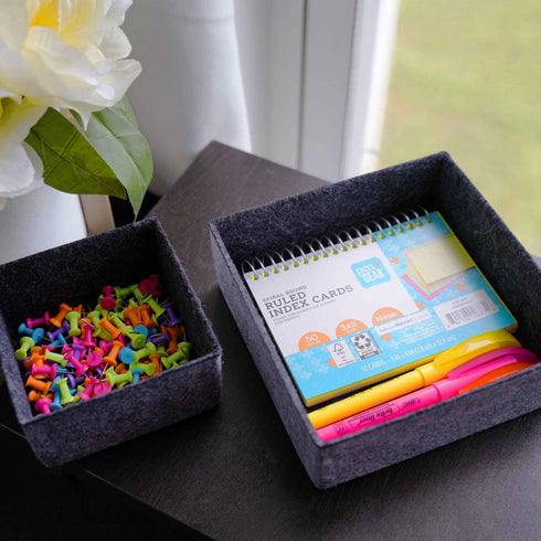 Welaxy S Welaxy square drawer organizers multi-purpose storage box- simple packing