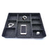 Welaxy storage & organize Charcoal 9 compartments Drawer Organizer trays for closet office home desk