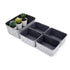 Welaxy storage & organize Charcoal Welaxy 5-piece Drawer organizers dividers storage bins