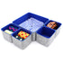 Welaxy storage & organize Classic Blue Welaxy 5-piece Desk Organizers Storage bins Set