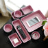 Welaxy storage & organize Dusty Rose Welaxy 8-piece Office supplies Drawer organizers trays storage bins circles