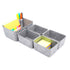 Welaxy storage & organize Gray Welaxy 5-piece Drawer organizers dividers storage bins