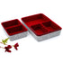 Welaxy storage & organize Maroon Welaxy Office drawer organizers trays 7-piece rectangular