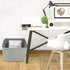Welaxy storage & organize Oatmeal Welaxy Large Storage Basket Felt Open Storage Bins Desk Organize bin Shelf Box with Handles