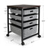 Welaxy storage & organize Welaxy 4-Felt Drawer Rolling Storage Cart