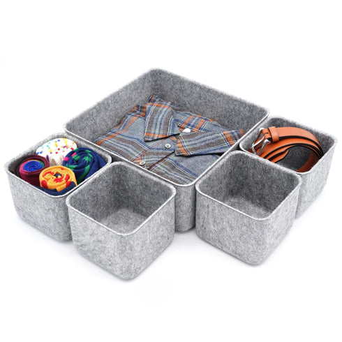 Welaxy storage & organize Welaxy 5-piece Desk Organizers Storage bins Set