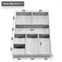 Welaxy storage & organize Welaxy Deluxe drawer organizers multi-purpose storage box luxury gifts 7-piece Style C