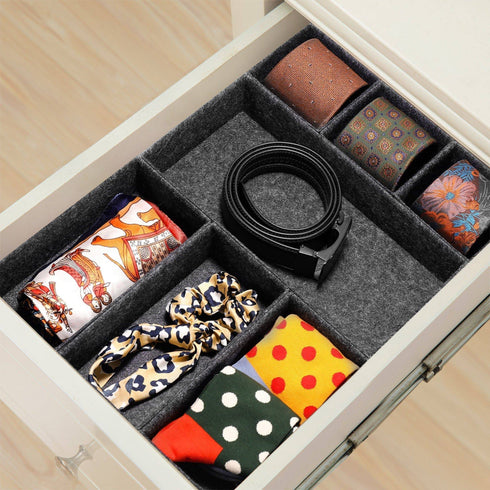 Welaxy storage & organize Welaxy Deluxe drawer organizers multi-purpose storage Catchall Tray Counter trays luxury gifts 7-piece Style D