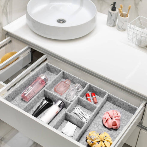 Welaxy storage & organize Welaxy Deluxe drawer organizers trays 7-piece Style B