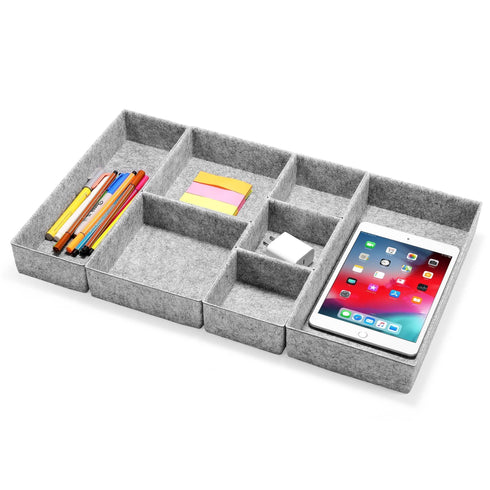 Welaxy storage & organize Welaxy Deluxe drawer organizers trays 7-piece Style B
