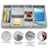 Welaxy storage & organize Welaxy Deluxe drawer organizers trays 7-piece Style B