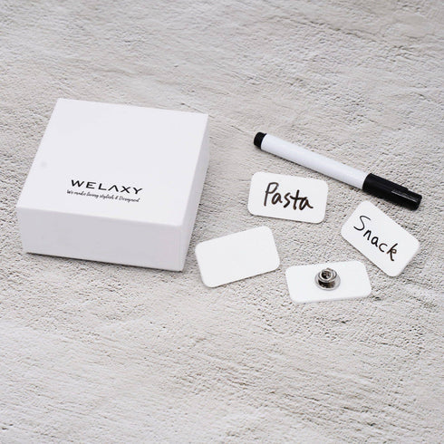 Welaxy storage & organize White-S Welaxy High quality Premium Plastic Basket Labels Clip For Baskets