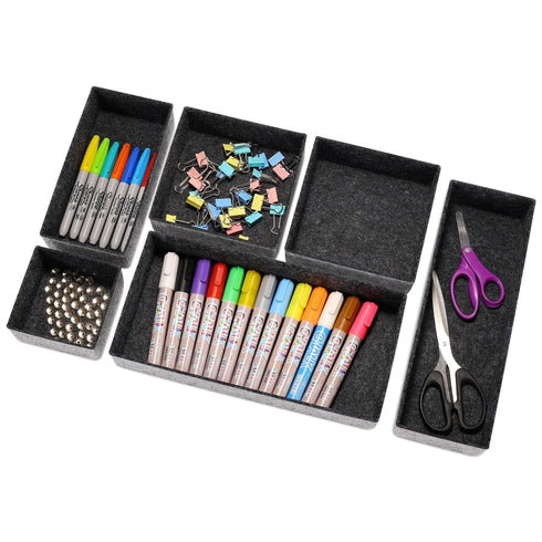 Welaxy Welaxy Deluxe drawer organizers trays 6-piece Style A