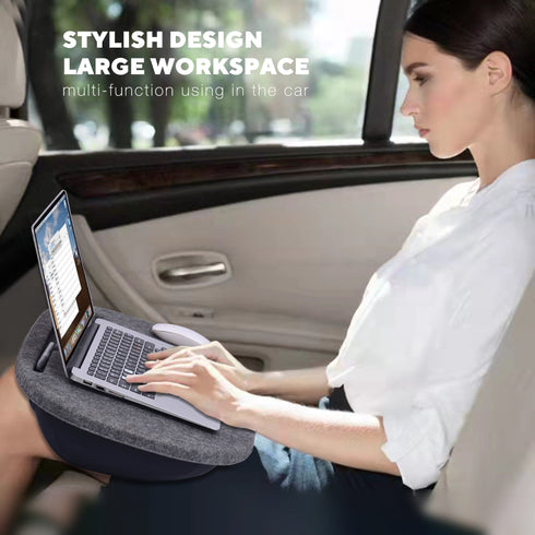 Welaxy Welaxy Large Laptop Lap Desk Portable LapDesk for Bed Home Office fits up to 17" Laptop MacBook Chromebook Tablet Lightweight Tray Table with 3D-Shaped Pillow