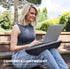 Welaxy Welaxy Large Laptop Lap Desk Portable LapDesk for Bed Home Office fits up to 17" Laptop MacBook Chromebook Tablet Lightweight Tray Table with 3D-Shaped Pillow