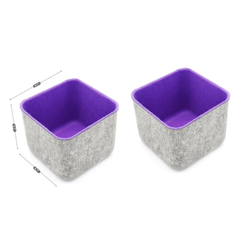 Welaxy Welaxy Office drawer organizers box 2-piece stylish simple cute storage bins