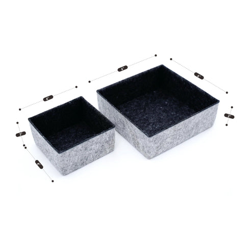 Welaxy Welaxy square drawer organizers multi-purpose storage box- simple packing